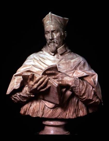 Bust of Cardinal P.S. Zacchia Rondanini von Alessandro Algardi