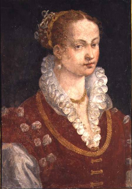 Portrait of Bianca Cappello von Alessandro Allori