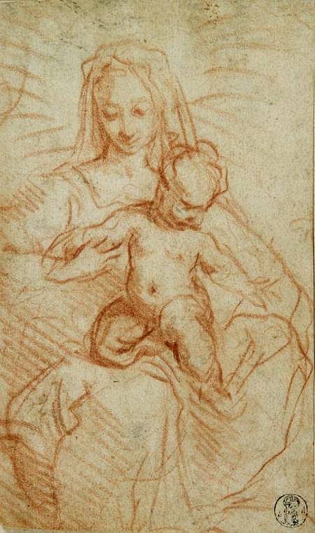 Madonna and Child von Alessandro di Agostino Casolani