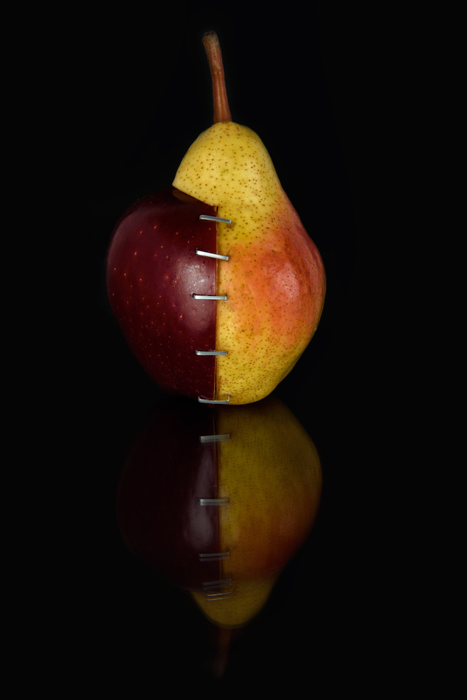 Apfel/Birne OGM II von Alessandro Fabiano