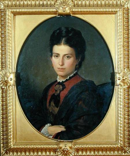 Portrait of Emilia Sampieri von Alessandro Franchi