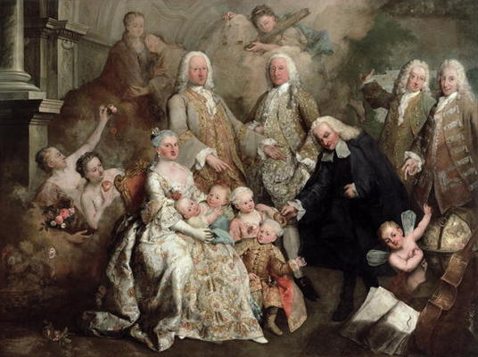 The Family of Procurator Luigi Pisani, 1758 (oil on canvas) von Alessandro Longhi