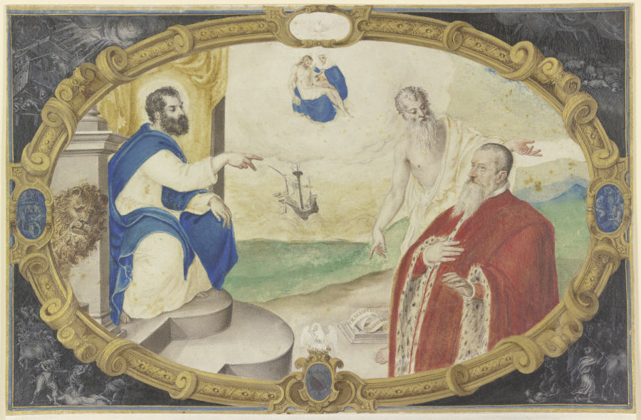Empfehlung eines venezianischen Staatsbeamten an den Heiligen Markus von Alessandro Merli