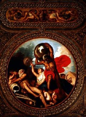 Allegory of Astronomy, from the ceiling of the library 1635