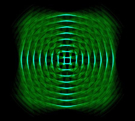 optical geometric in green 2017