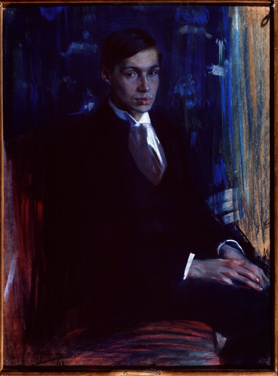 Porträt des Dichters Boris Pasternak (1890-1960) von Alexander Alexandrowitsch Muraschko