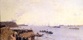 Die Ankunft des Zaren Alexander II. in Sewastopol 1887