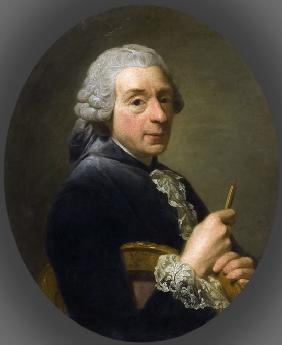 Porträt von François Boucher (1703-1770) 1760