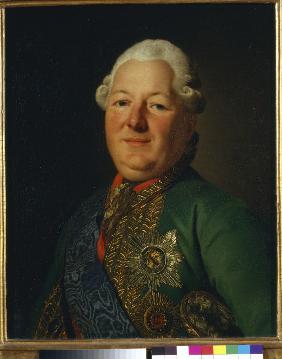 Porträt von Fürst Wassili Dolgorukow-Krymski (1722-1782) 1776