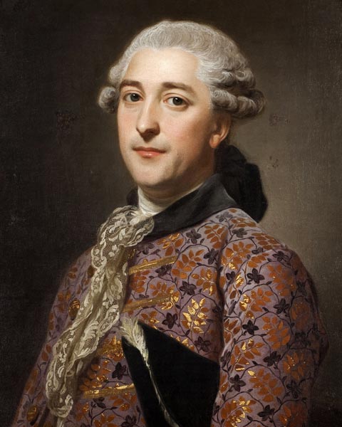Porträt von Fürst Wladimir Borissowitsch Golizyn (1731-1799) von Alexander Roslin