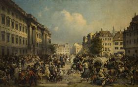 Russische Besetzung Berlins am 9. Oktober 1760 1849