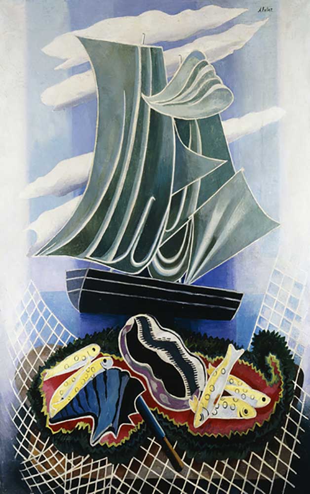 Das Boot; Le Bateau, um 1936 von Alexandra Alexandrovna Exter