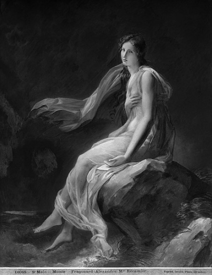 Madame Recamier (1777-1849) von Alexandre Evariste Fragonard