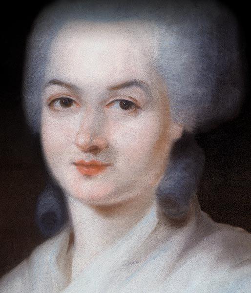 Porträt von Olympe de Gouges (Detail)