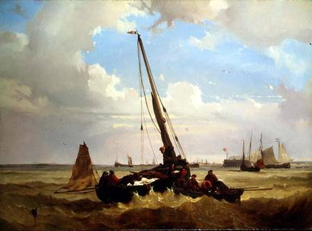 Fishing vessels off Calais von Alexandre T. Francia