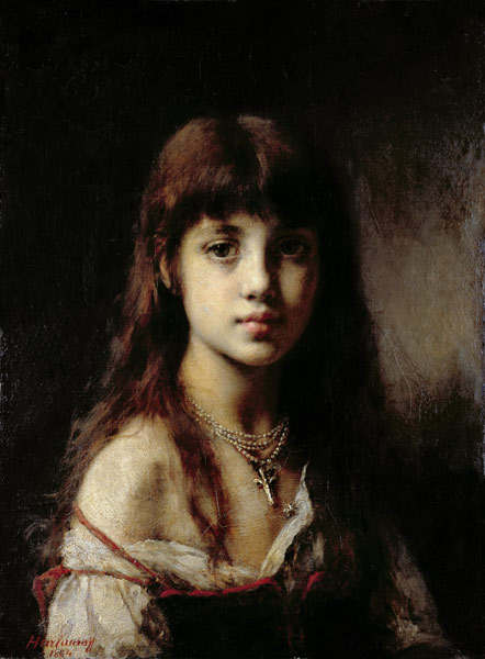 The Artist's Daughter von Alexei Alexevich Harlamoff