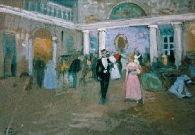 Ball at Larins, an illustration for 'Eugene Onegin', by Alexander Pushkin (1799-1837) 1911