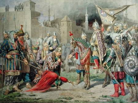 Tsar Ivan IV Vasilyevich the Terrible (1530-84) conquering Kazan von Alexej Danilovich Kivschenko
