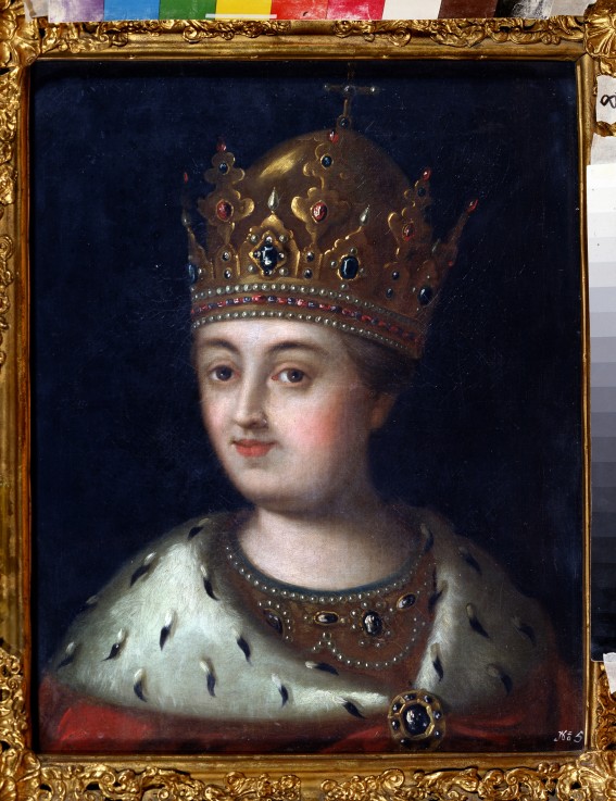 Porträt der Regentin Sofia Alexejewna (1657-1704) von Alexej Petrowitsch Antropow