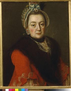 Porträt von Anna Iwanowna Kolytschewa 1768