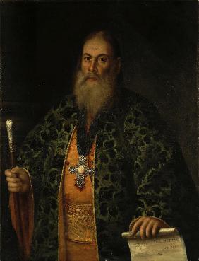 Porträt von Fjodor Dubjanski 1761
