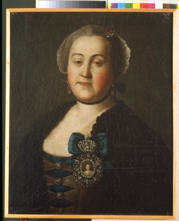 Porträt von Gräfin Agrippina Leontiewna Apraxina von Alexej Petrowitsch Antropow