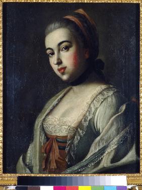 Porträt von Gräfin Anna Woronzowa (1743-1769) 1761