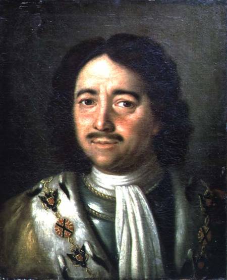 Portrait of Tsar Peter I the Great (1672-1725) von Alexej Petrowitsch Antropow