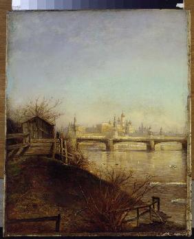 Ansicht des Moskauer Kreml im Frühling 1873