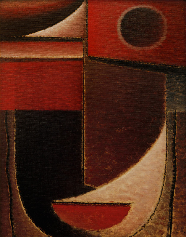 Abstrakter Kopf: Rotes Licht, 1930 von Alexej von Jawlensky