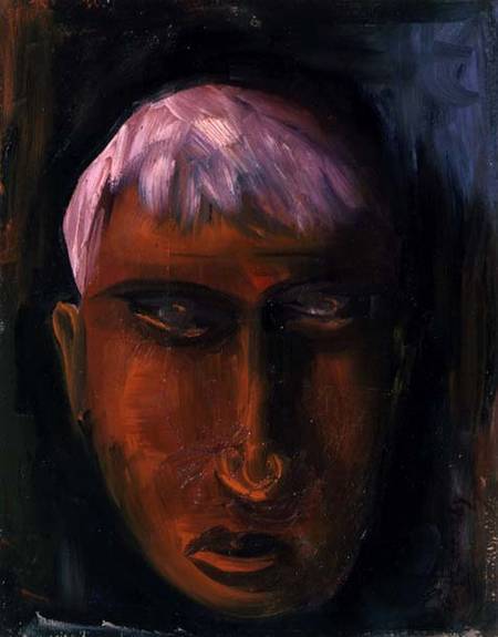 Man's portrait von Alexej von Jawlensky