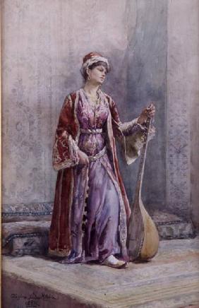 A Harem Musician 1888  on