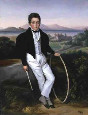 Portrait of a Boy with a Hoop 1833