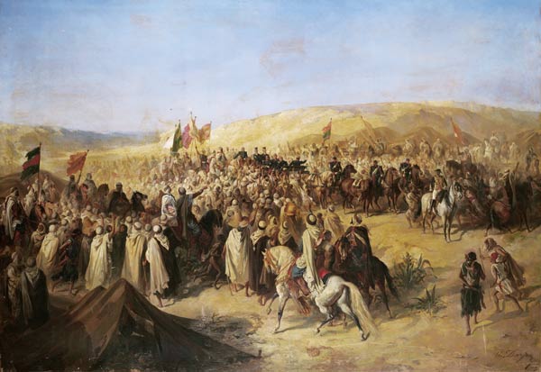 Napoleon III (1808-73) in Algeria von Alfred Henri Darjou