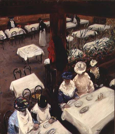 In a Cafe von Alfred Henry Maurer