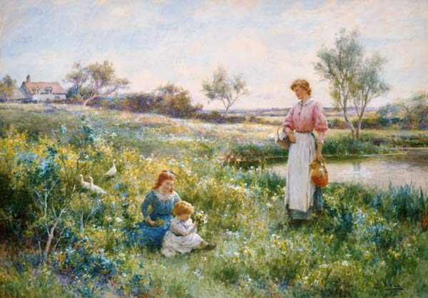 Summer Flowers von Alfred I Glendening