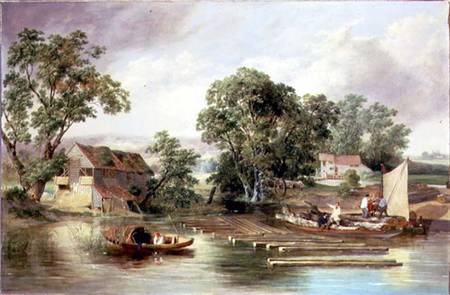 Taverham Paper Mill, Norfolk von Alfred Priest