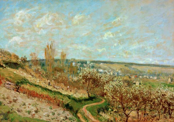 A.Sisley, Frühling in St.Germain-en-Laye von Alfred Sisley