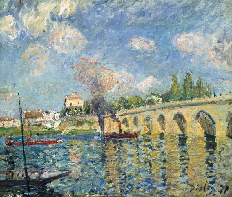 The Bridge von Alfred Sisley