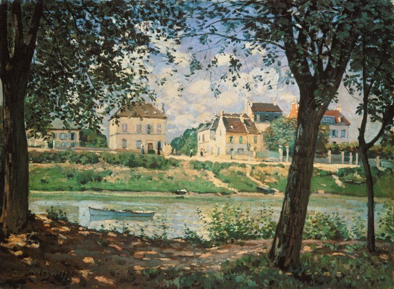Villeneuve-la-Garenne von Alfred Sisley
