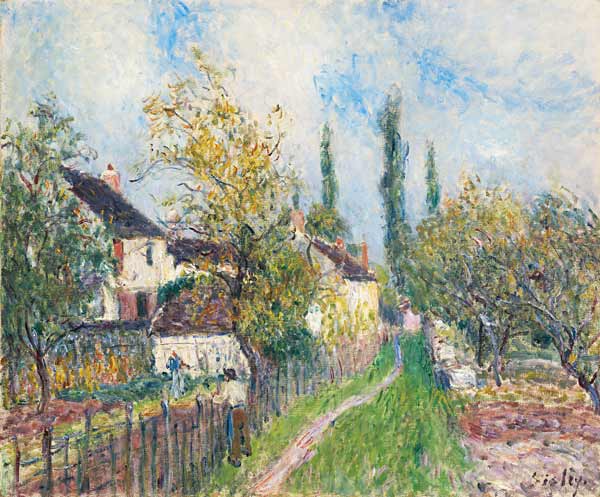 Fußweg in Les Sablons von Alfred Sisley