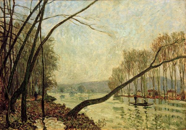 A.Sisley, Seine-Ufer im Herbst von Alfred Sisley