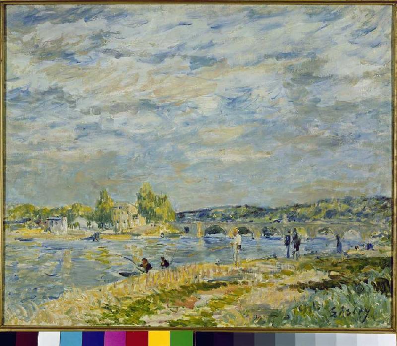 Die Brücke bei Sevres. von Alfred Sisley