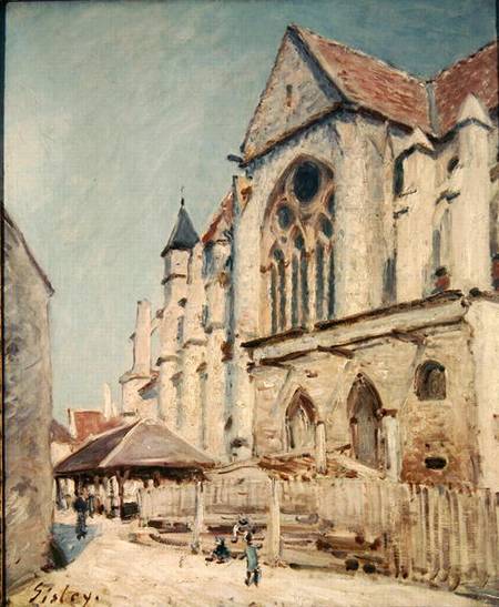 The Church at Moret von Alfred Sisley
