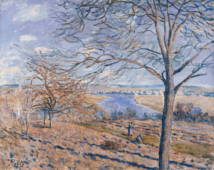 Die Ufer des Loing - Der Herbst-Effekt von Alfred Sisley
