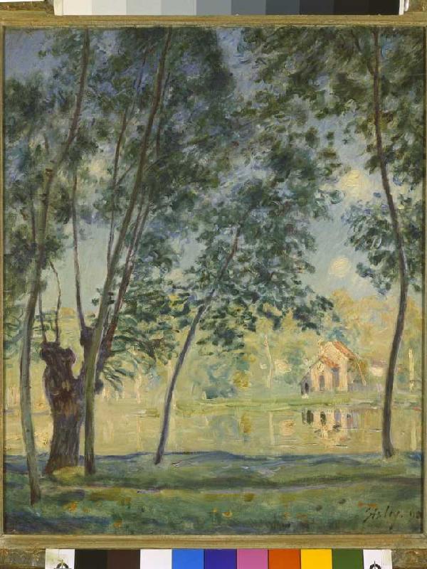 Flusslandschaft. von Alfred Sisley