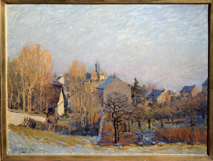 Frost in Louveciennes von Alfred Sisley