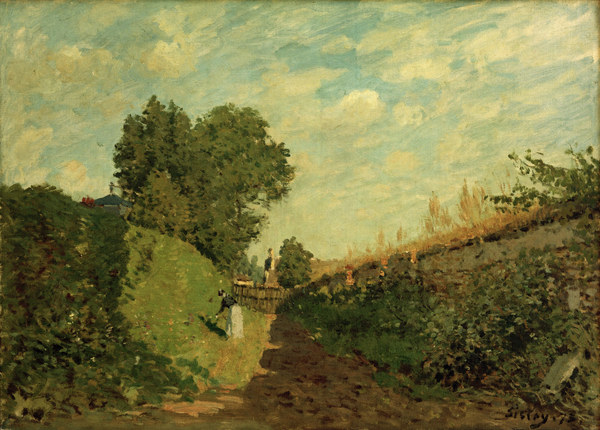 Sisley / The garden / 1873 von Alfred Sisley