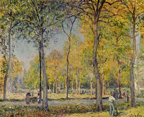 The Bois de Boulogne von Alfred Sisley