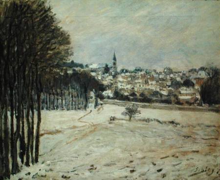 The Snow at Marly-le-Roi von Alfred Sisley